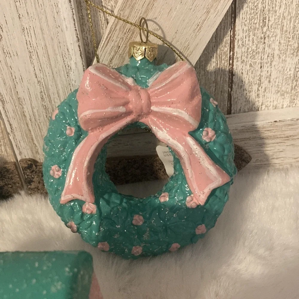 Target 2022 Wondershop Santa, Wreath & Train Ornaments